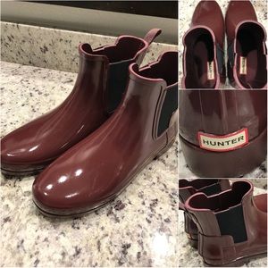 💥SOLD💥 HUNTER Chelsea Ankle Rain Boots